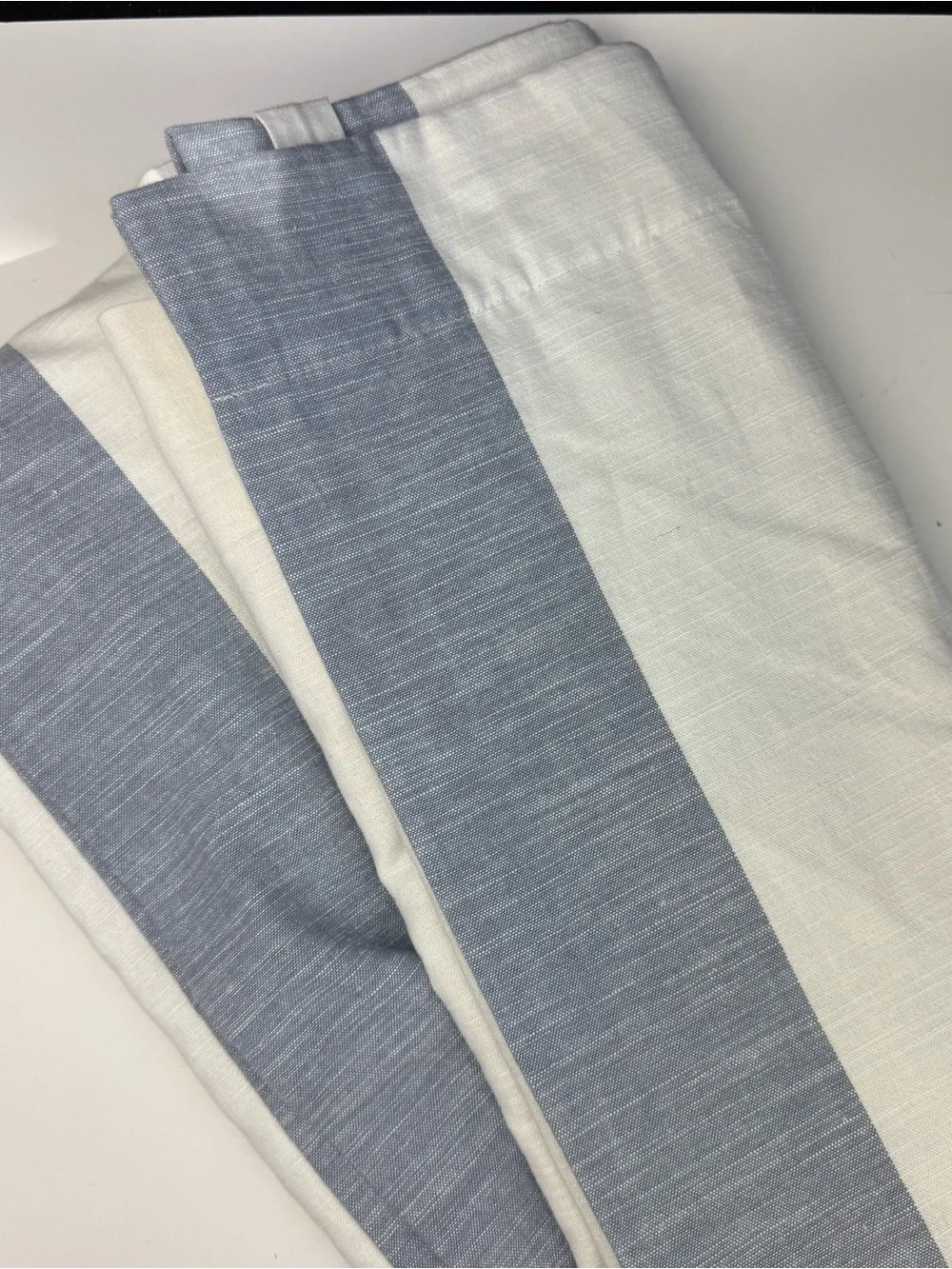 POTTERY BARN 52x96 Cabana Stripes Blackout Curtain